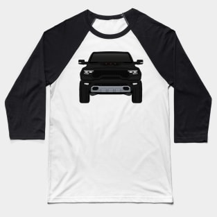 Ram Black + Black Baseball T-Shirt